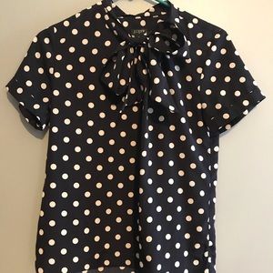Jcrew bow blouse